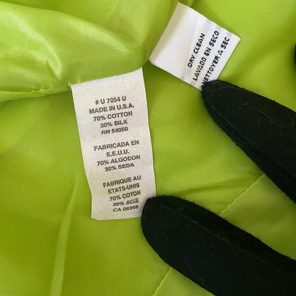 COPY - Vintage Dior Neon Green Blazer & Skirt - Size 8